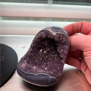 Purple Amethyst Polished Geode